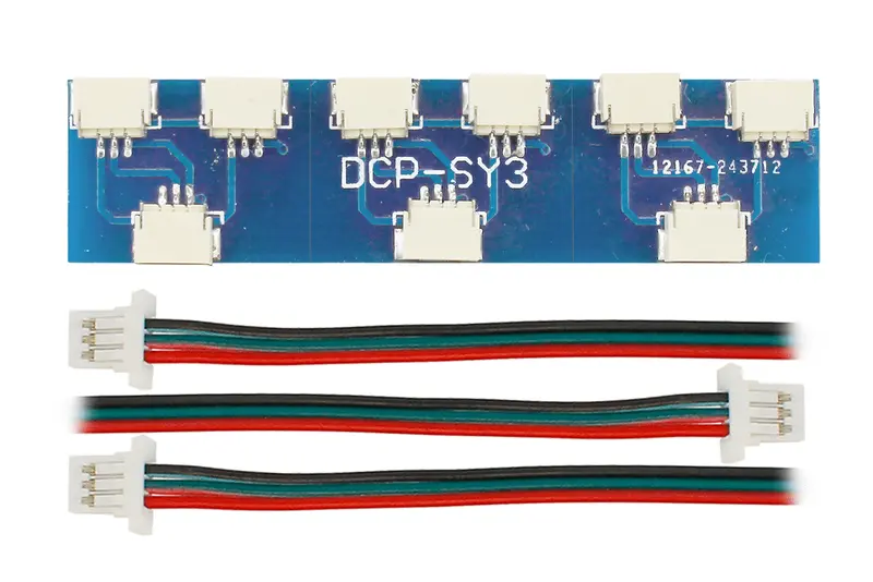Dcc Concepts Dcd-Sy3 - Cobalt Alpha Switch Y-Connectors (3 Pack) 1