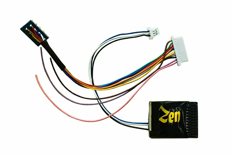 Dcc Concepts Dcd-Zn218.4.2 - Zen Black Decoder: 21 Pin Mtc And 8 Pin Connection. 4 Powered + 2 Logic Functions 1