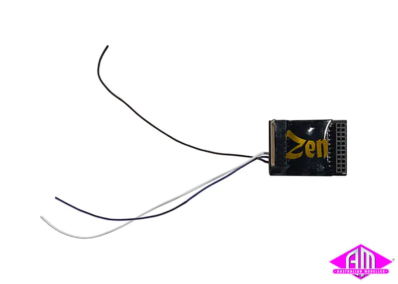 Dcc Concepts Dcd-Zn218.6 - Zen Black Decoder - 21 Pin Mtc, 8 Pin Connection, 6 Full Power Functions 1