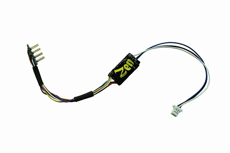 Dcc Concepts Dcd-Zn8h.2 - Zen Black Decoder: Super Thin Nano 8 Pin With Harness – 2 Function 1