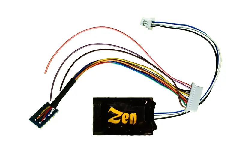 Dcc Concepts Dcd-Znm.Hp.6 - Zen Black Decoder - Midi-Sized, 8-Pin Harness, High Power, 6 Function 1