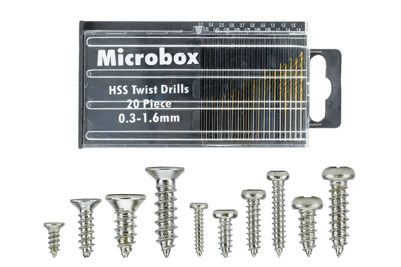 Dcc Concepts Dcs-Mset - Mega Screw Set - 16X 60 Vials (With 20 Drill Bit Set) 1