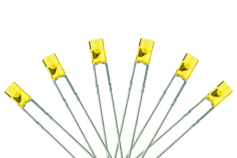 Dcc Concepts Led-Pwf3 - Flat Front Type - 3Mm (W/Resistors) - Prototype White (6 Pack) 1