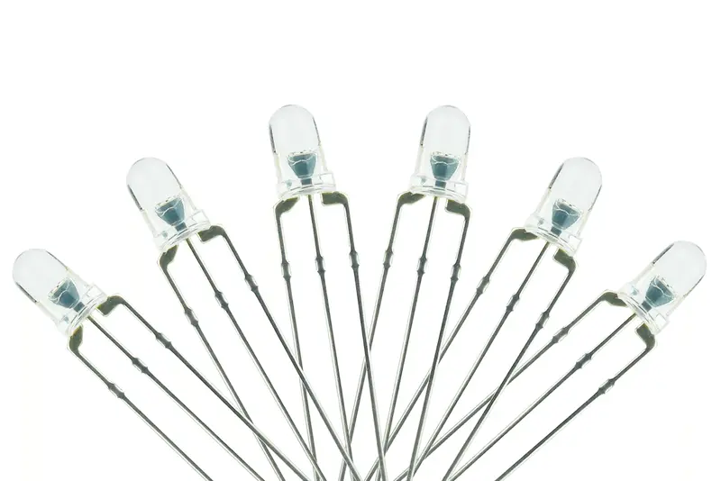 Dcc Concepts Led-Ry3 - T1 Type - Dual Colour - 3Mm (W/Resistors) - Red/Yellow (6 Pack) 1