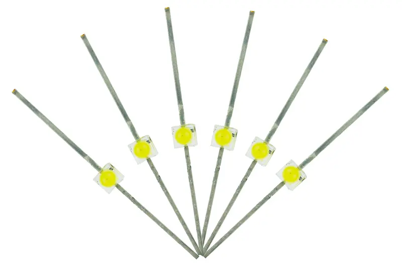 Dcc Concepts Led-Swm - Mini Butterfly Type - 1.6Mm (W/Resistors) - Daylight White (6 Pack) 1