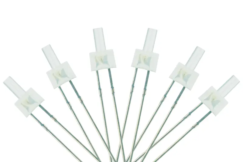 Dcc Concepts Led-Swt - Tower Type - 2Mm (W/Resistors) - Daylight White (6 Pack) 1