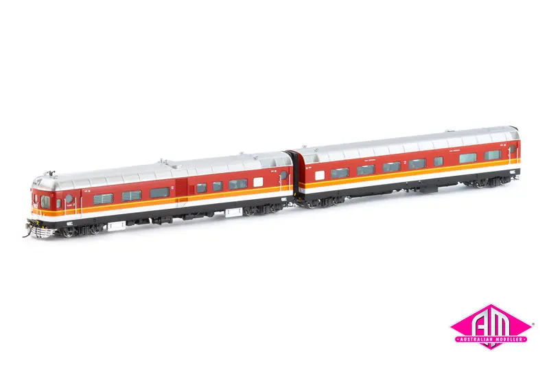 Deb Set Railcar, Sra Candy - 4 Car Set (Nrc-7) Ho Scale 1