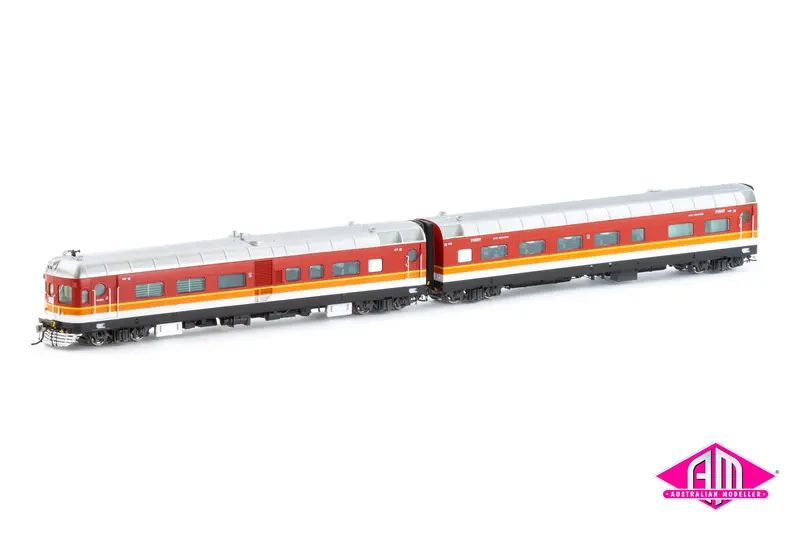 Deb Set Railcar, Sra Candy - 4 Car Set (Nrc-8) Ho Scale 1