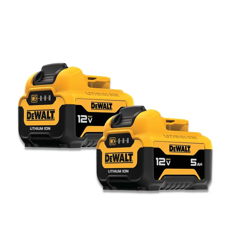 Dewalt Dcb126-2 12V Max 5.0Ah Lithium-Ion Lightweight Compact Batteries - 2 Pk 1