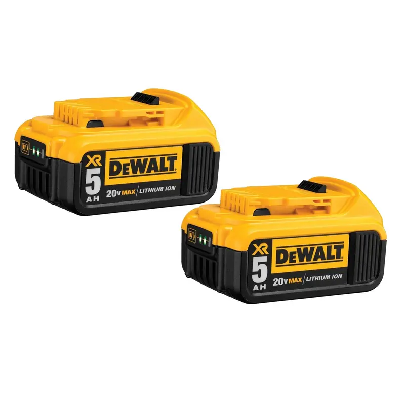 Dewalt Dcb205-2 20V Max Premium Xr 5.0Ah Lithium Ion Power Tool Battery - 2 Pack 1