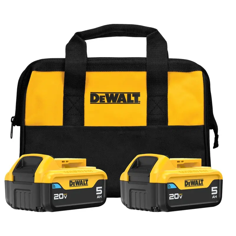 Dewalt Dcb205bt-2 20V 5.0Ah Lithium-Ion Bluetooth Battery Pack - 2Pk 1