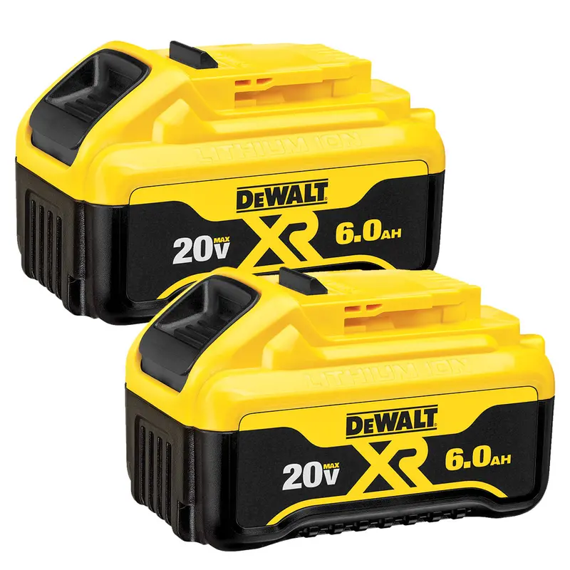 Dewalt Dcb206-2 20V 6 Ah Max Premium Lithium Ion Battery Pack - 2Pk 1