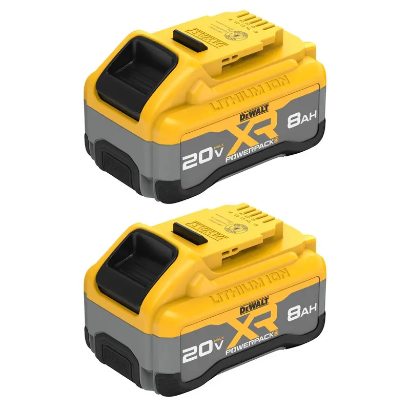 Dewalt Dcb2108-2 20V Max 8.0Ah Xr Powerpack Battery - 2 Pk 1