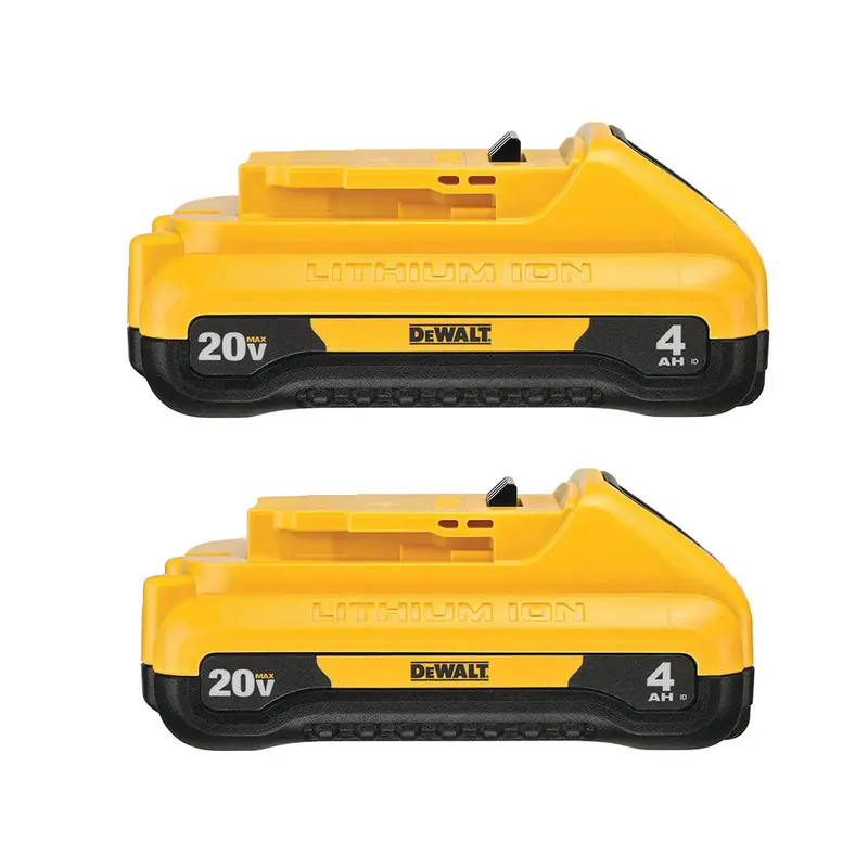 Dewalt Dcb240-2 20V Max 4Ah Compact Lithium-Ion Battery (2 Pk) 1