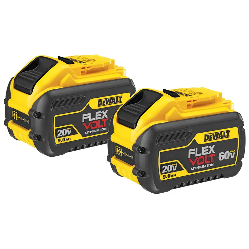 Dewalt Dcb609-2 20/60V 9.0Ah Max Flexvolt Lithium-Ion Battery, 2 Pk 1