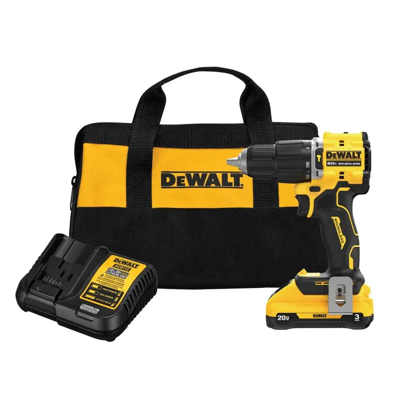 Dewalt Dcd799l1 20V Atomic Max 1/2" Brushless Cordless Hammer Drill Kit 1