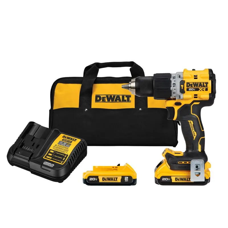 Dewalt Dcd805d2 20V Max Xr 1/2" Brushless Cordless Hammer Drill/Driver Kit 1