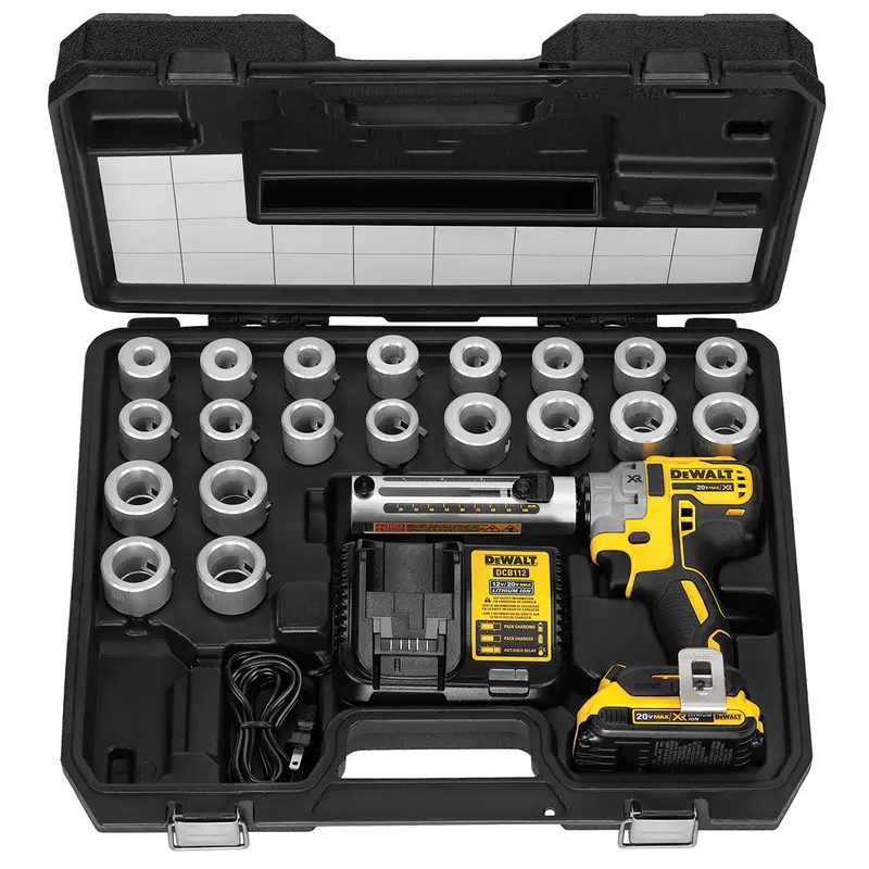 Dewalt Dce151td1 20V Adjustable Depth Gauge Cordless Cable Stripper Kit 1