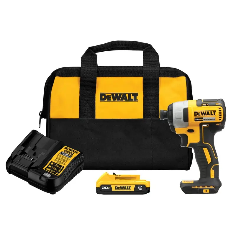 Dewalt Dcf787d1 20V Max 1/4" Brushless Li-Ion Impact Driver/Drill Kit 1