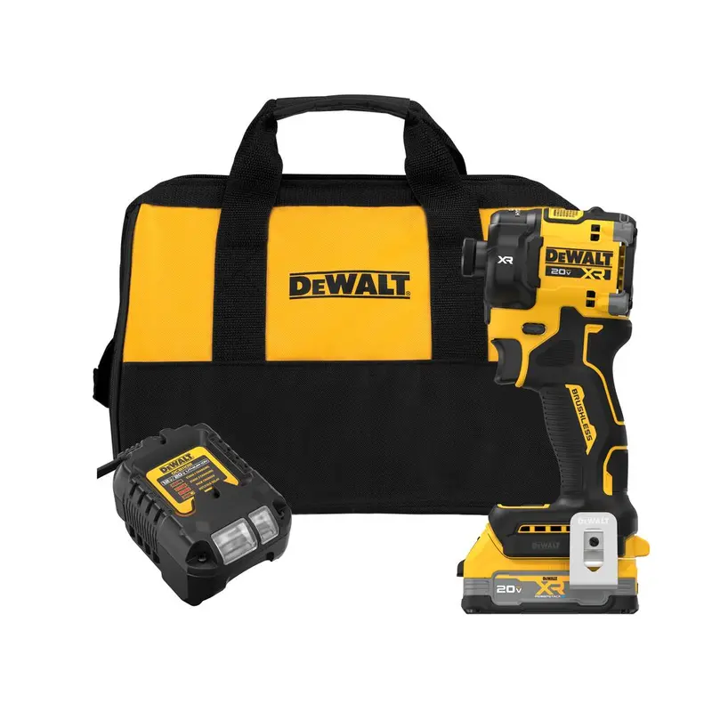 Dewalt Dcf870e1 20V 1/4" Max Xr Brushless Quiet Hydraulic Impact Driver Kit 1