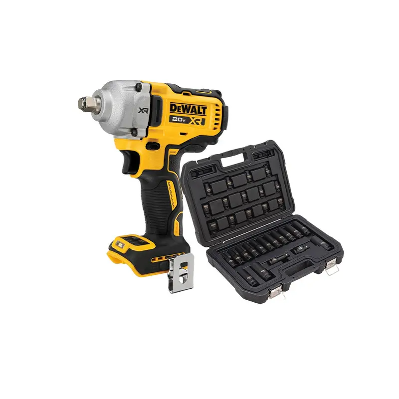 Dewalt Dcf891b-Kit 20V Impact Wrench W/ 6 Pt 30 Piece Impact Socket Set 1