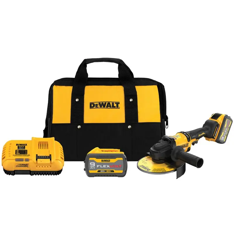 Dewalt Dcg440x2 60V Flexvolt 7" Cordless Angle Grinder W/ Kickback Break Kit 1