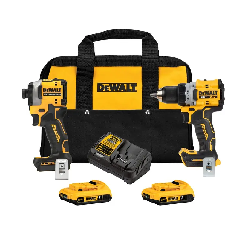 Dewalt Dck2051d2 20V Max Xr Compact Drill/Driver And Impact Driver Combo Kit 1