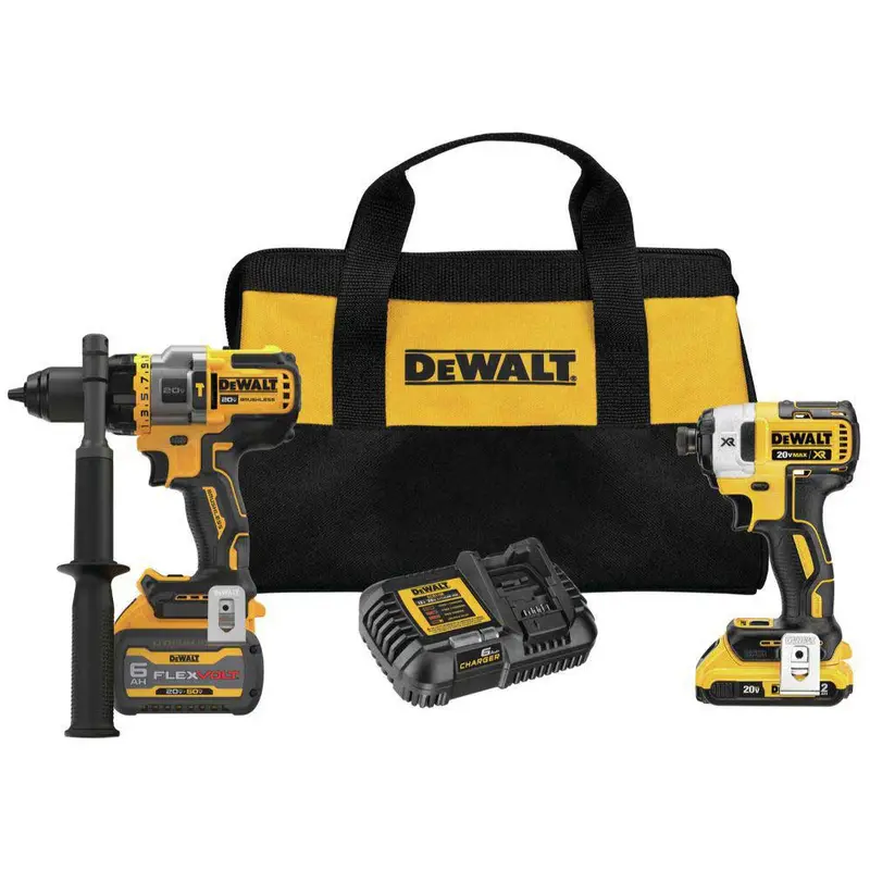 Dewalt Dck2100d1t1 20V Max Cordless 2 Tool Combo Kit W/ Flexvolt Advantage 1