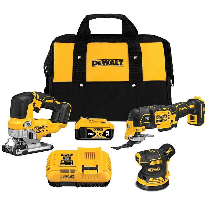 Dewalt Dck300p1 20V Max Xr Cordless Industrial Woodworking 3 Tool Combo Kit 1