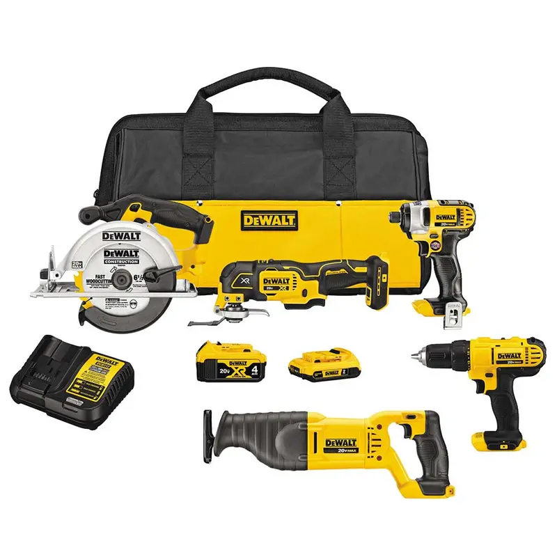 Dewalt Dck551d1m1 20V Max Lithium-Ion Cordless 5-Tool Combo Kit 1