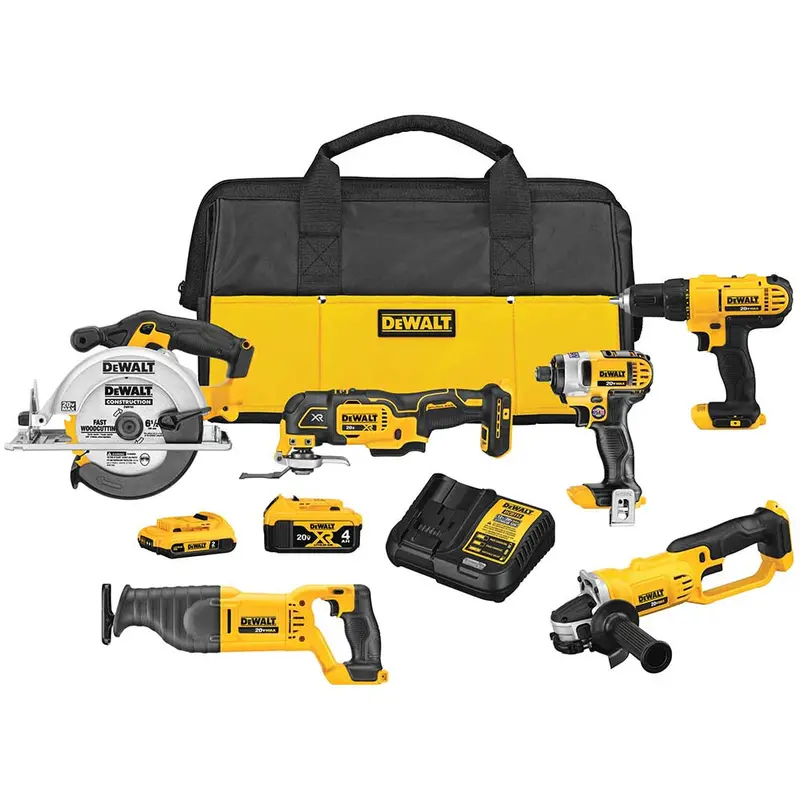 Dewalt Dck661d1m1 20V Max Lithium-Ion Cordless 6-Tool Combo Kit 1