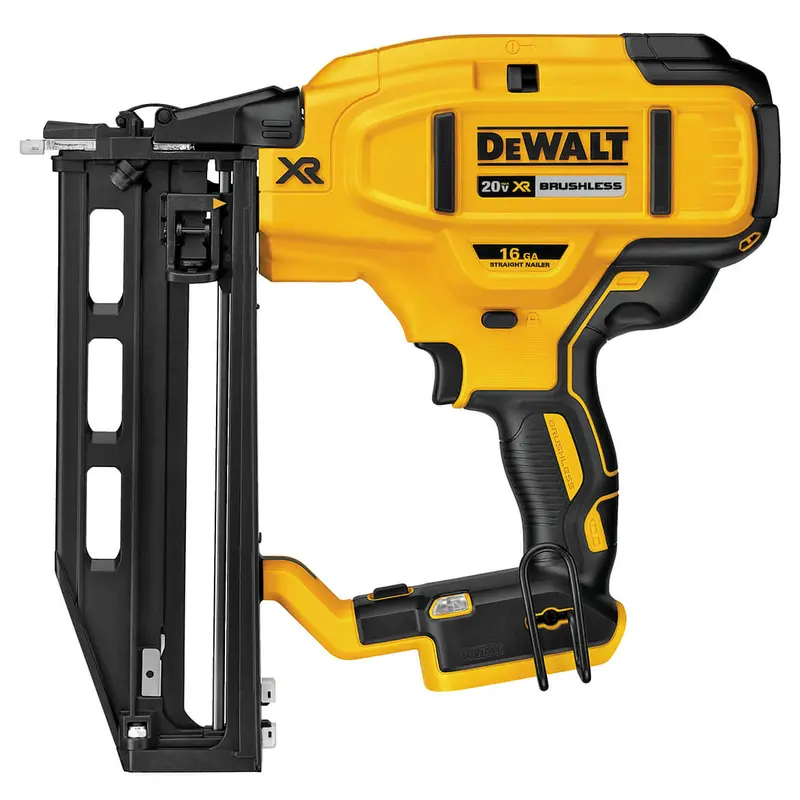 Dewalt Dcn662b 20V Max Xr 16-Gauge Cordless Straight Finish Nailer - Bare Tool 1