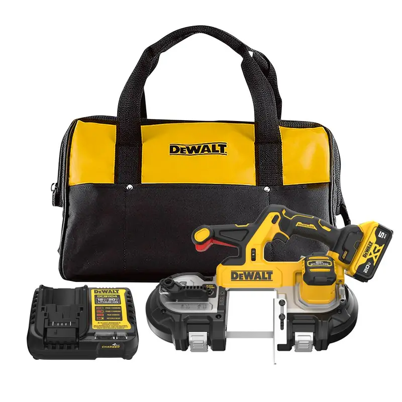 Dewalt Dcs379p1 20V Max Brushless Mid-Sized Band Saw Double Trigger Kit 1