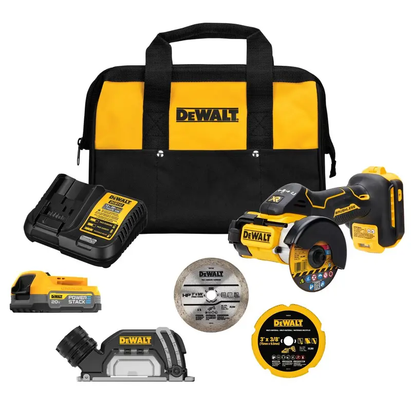 Dewalt Dcs438e1 20V Max Xr 3" Brushless Compact Cut Off Tool Kit W/ Battery 1