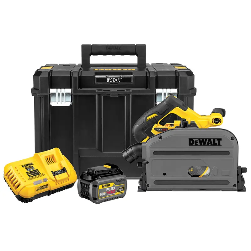 Dewalt Dcs520t1 60V 6-1/2-Inch Straight Plunge Cordless Tracksaw Kit 1