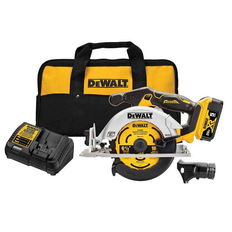 Dewalt Dcs565p1 20V Max 6-1/2" Brushless Cordless Li-Ion Circular Saw Kit 1