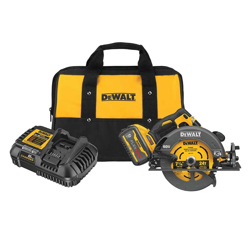 Dewalt Dcs578x1 60V 7-1/4" Max Flexvolt Cordless Circular Saw W/ Brake Kit 1