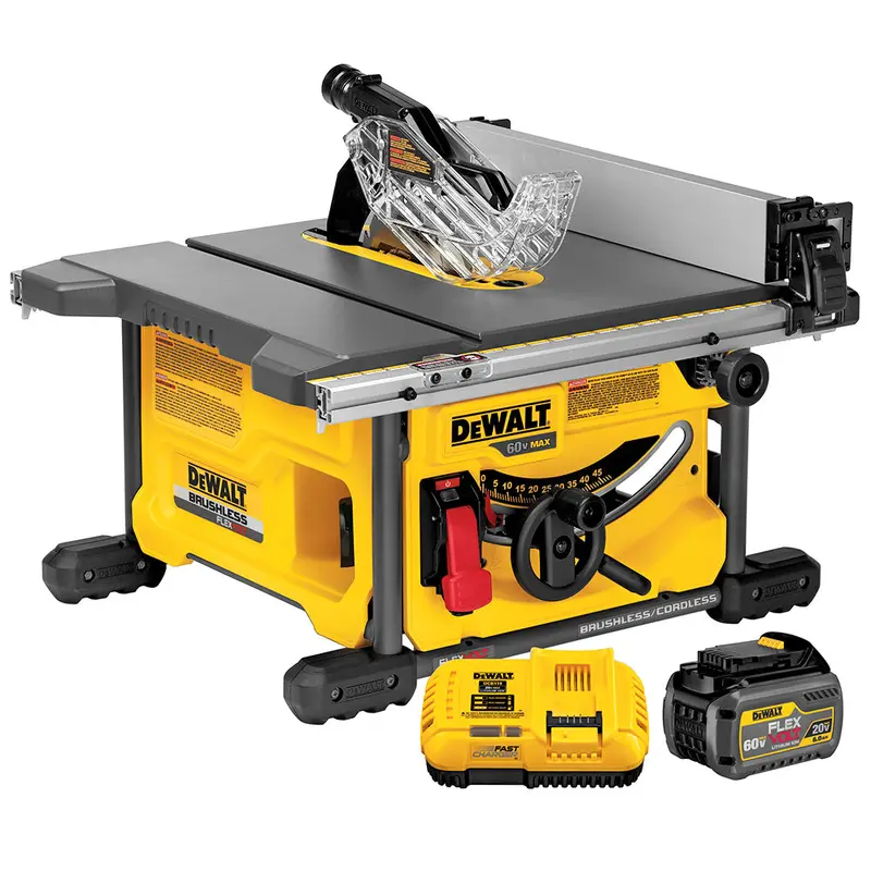 Dewalt Dcs7485t1 60V Flexvolt 8-1/4-Inch Adjustable Table Saw Kit 1