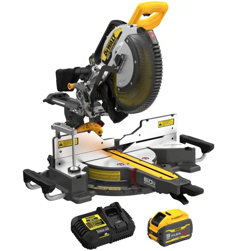 Dewalt Dcs781x1 60V 12" Max Brushless Li-Ion Double Bevel Sliding Miter Saw 1