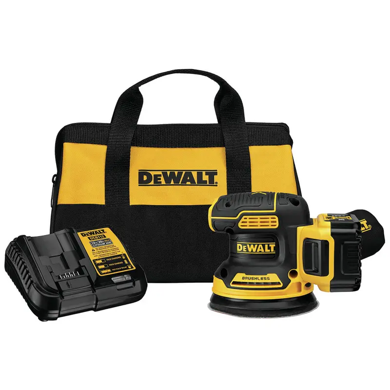 Dewalt Dcw210p1 20V 5-Inch 5.0Ah Brushless Random Orbital Sander Kit 1