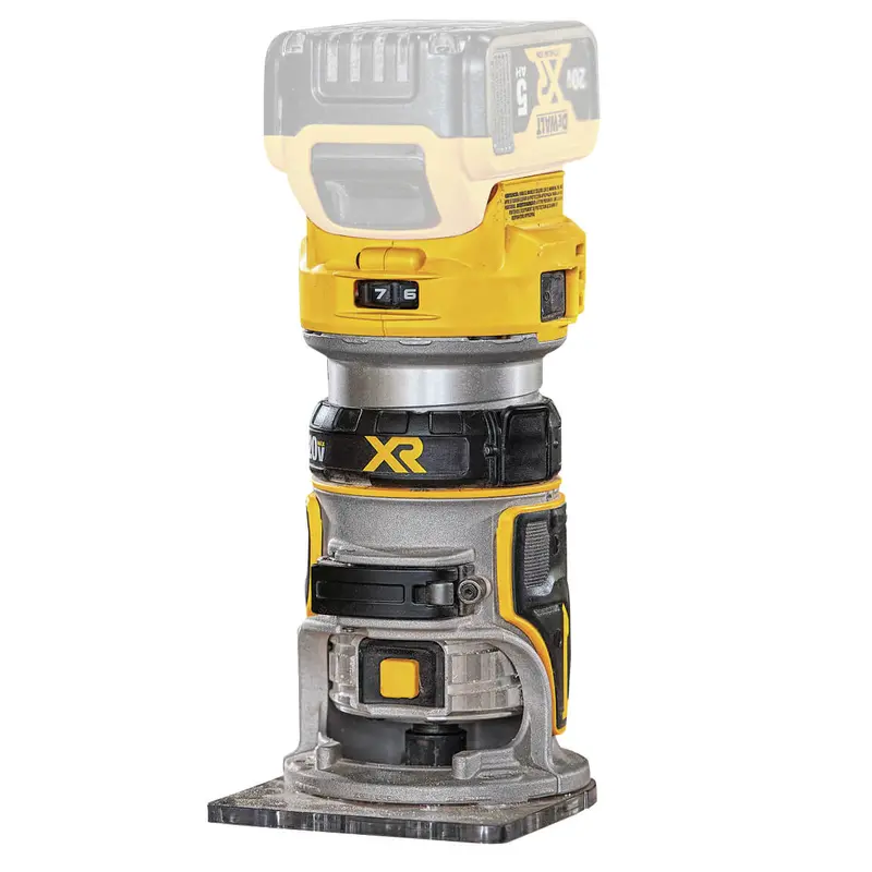 Dewalt Dcw600b 20V Depth Adjusting Brushless Cordless Router - Bare Tool 1