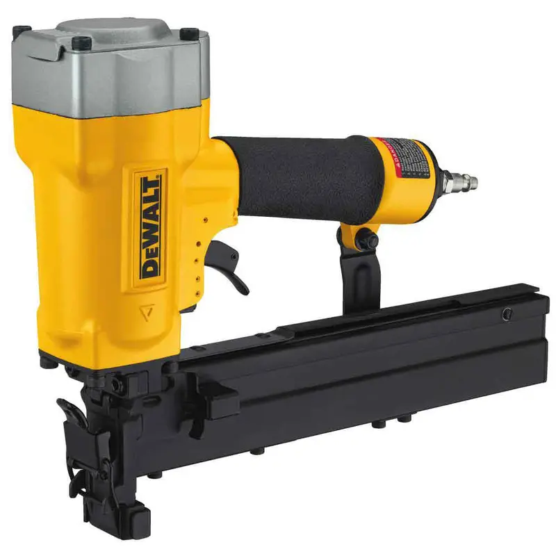 Dewalt Dw451s2 16 Gauge Pneumatic Wide Crown Tool Free Lathing Stapler 1