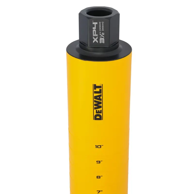 Dewalt Dw55018 3-1/2" X 15" Cordless Diamond Core Bit W/ Recessed Grooves 1