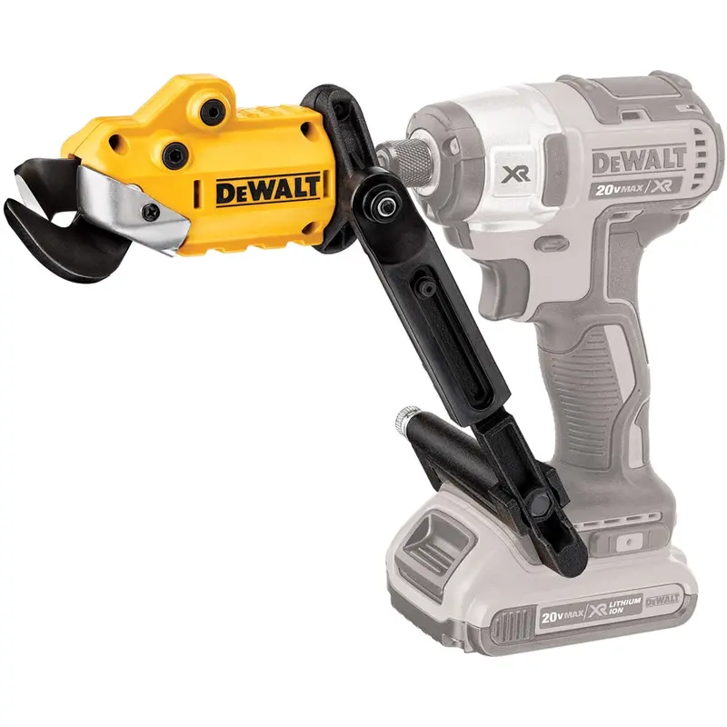 Dewalt Dwashrir 18-Gauge 1/4-Inch Hex Shank Metal Shear Drill Attachment 1