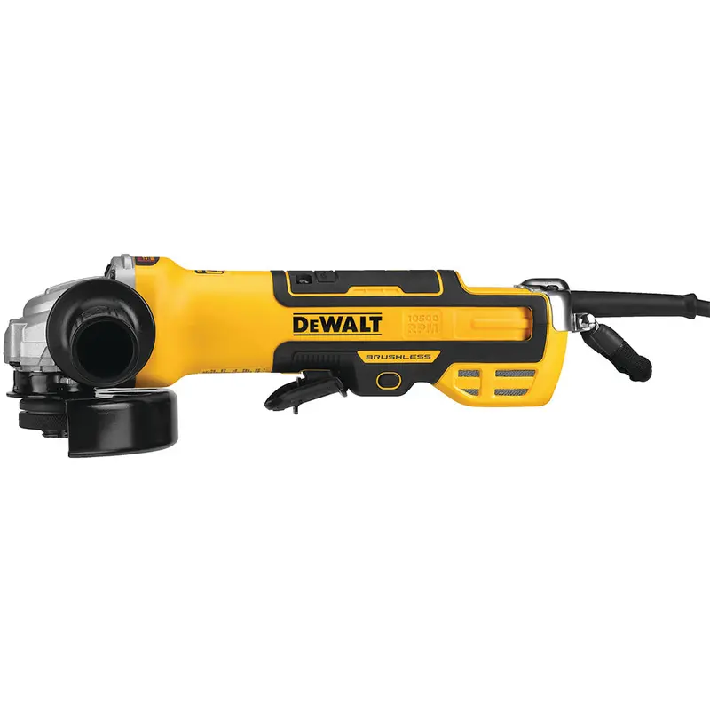 Dewalt Dwe43214n 1800W 5" Brushless Paddle Switch Small Angle Grinder Kick Break 1