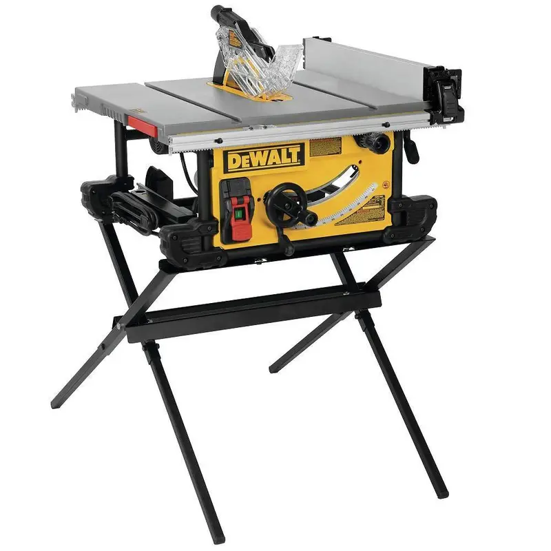 Dewalt Dwe7491x 15 Amp 10 Inch Job Site Table Saw With Mobile Scissor Stand 1