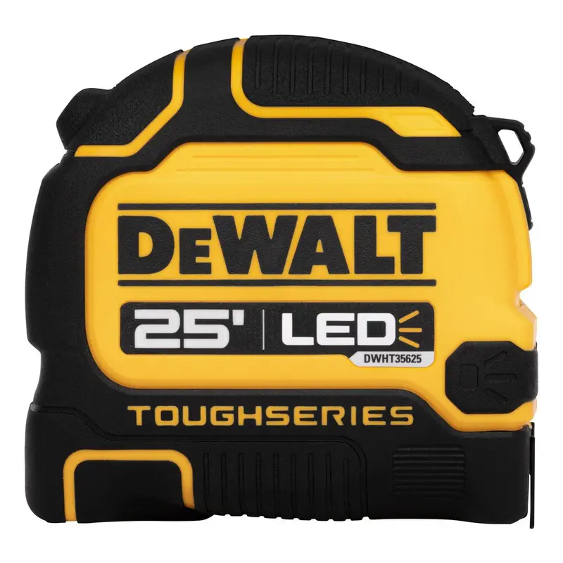 Dewalt Dwht35625s Toughseries 25' Lighted Tape Measure W/ Usb Charging Cable 1