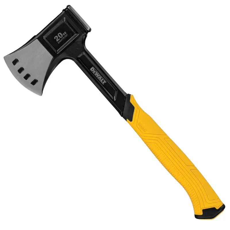 Dewalt Dwht51387 20-Ounce 1-Piece Scalloped Steel Camper's Axe 1