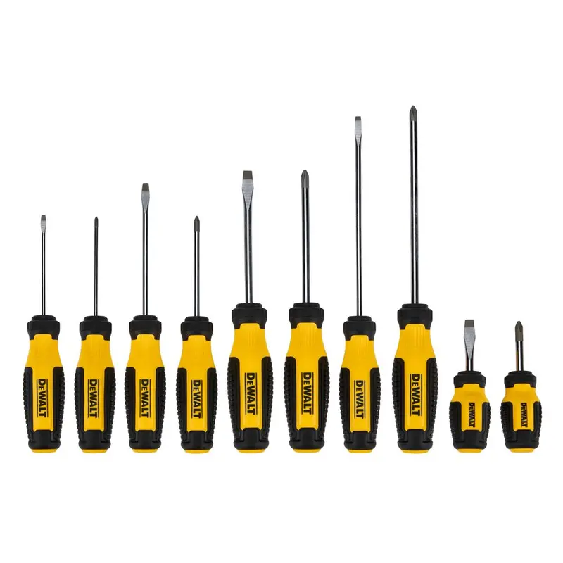 Dewalt Dwht65201 Durable Ergonomic Magnetic Screwdriver Set - 10 Pc 1