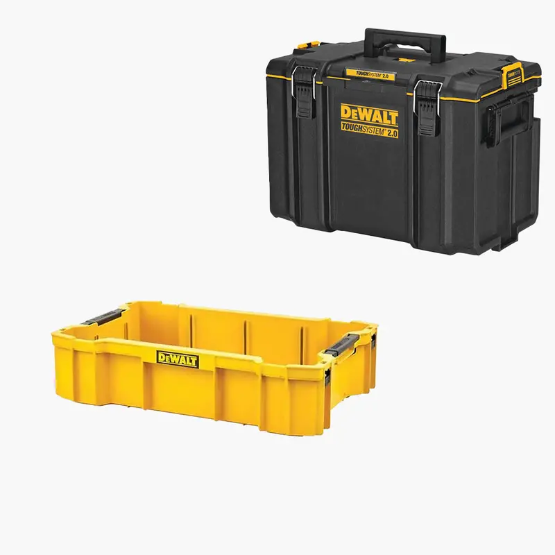 Dewalt Dwst08400-Kit2 Toughsystem 2.0 Xl Toolbox W/ 2 Heavy-Duty Tool Trays 1